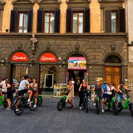 Firenze: Tour in E-Bike con Piazza Michelangelo