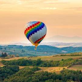 Volo in mongolfiera in Toscana