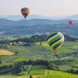 Firenze: Volo in mongolfiera sulla Toscana