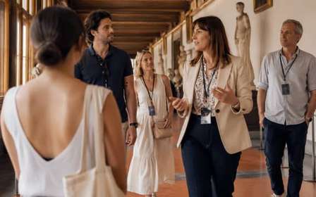 Tour degli Uffizi in piccoli gruppi: simboli e filosofia