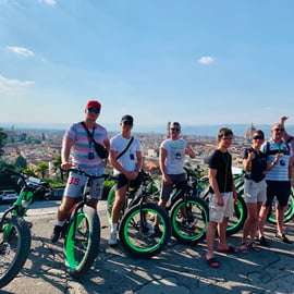 Firenze: Tour in E-Bike con Piazza Michelangelo