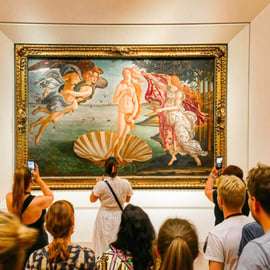 Firenze: Tour guidato degli Uffizi con biglietto d'ingresso prioritario