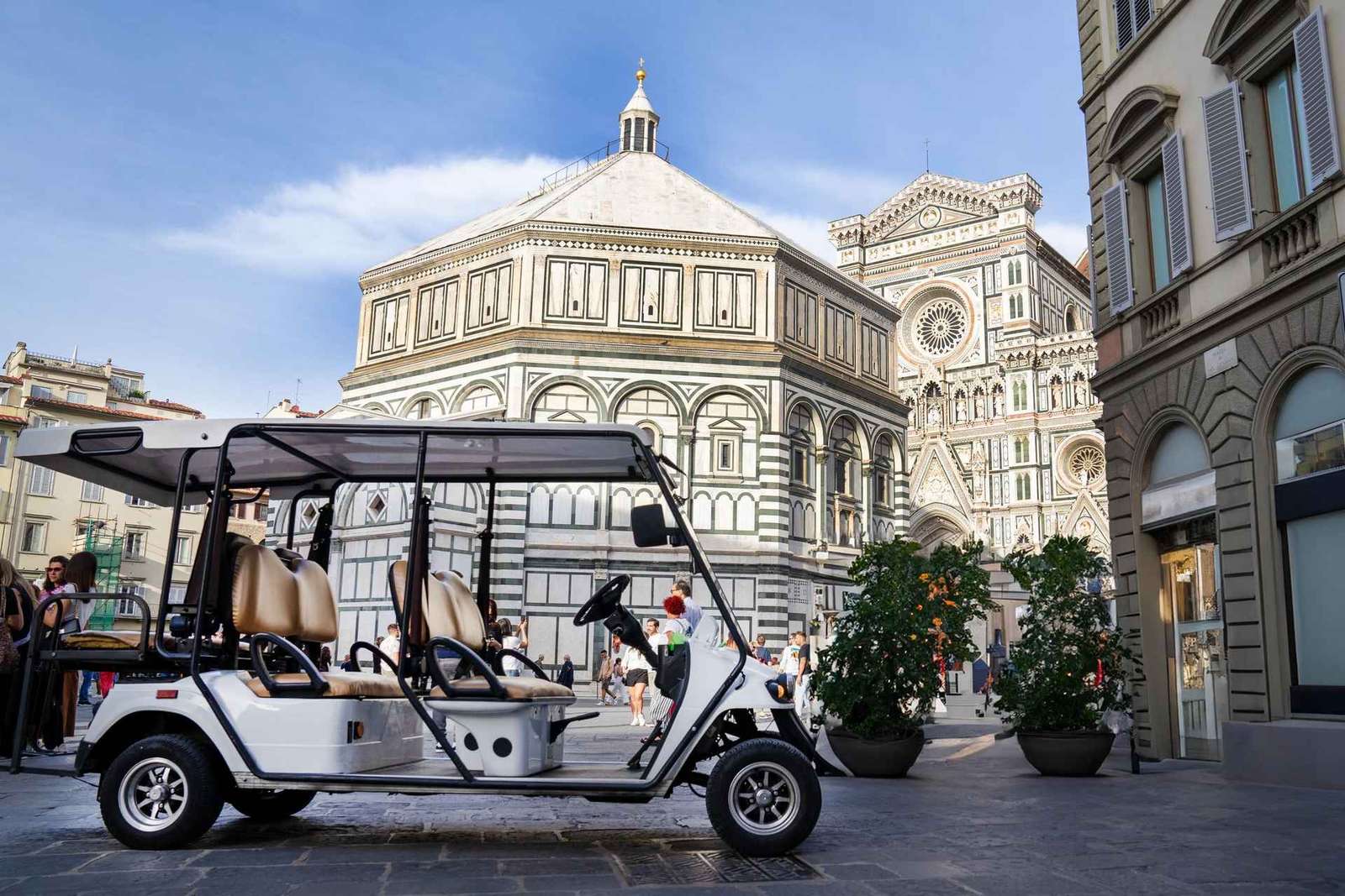 Firenze: Tour in Golf Cart del centro storico e Piazzale Michelangelo