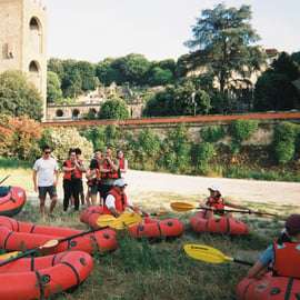 Firenze: Crociera guidata in kayak con Ponte Vecchio e luoghi di interesse della città