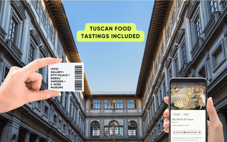 Firenze: Uffizi, Palazzo Pitti e Boboli: biglietto combinato di 5 giorni