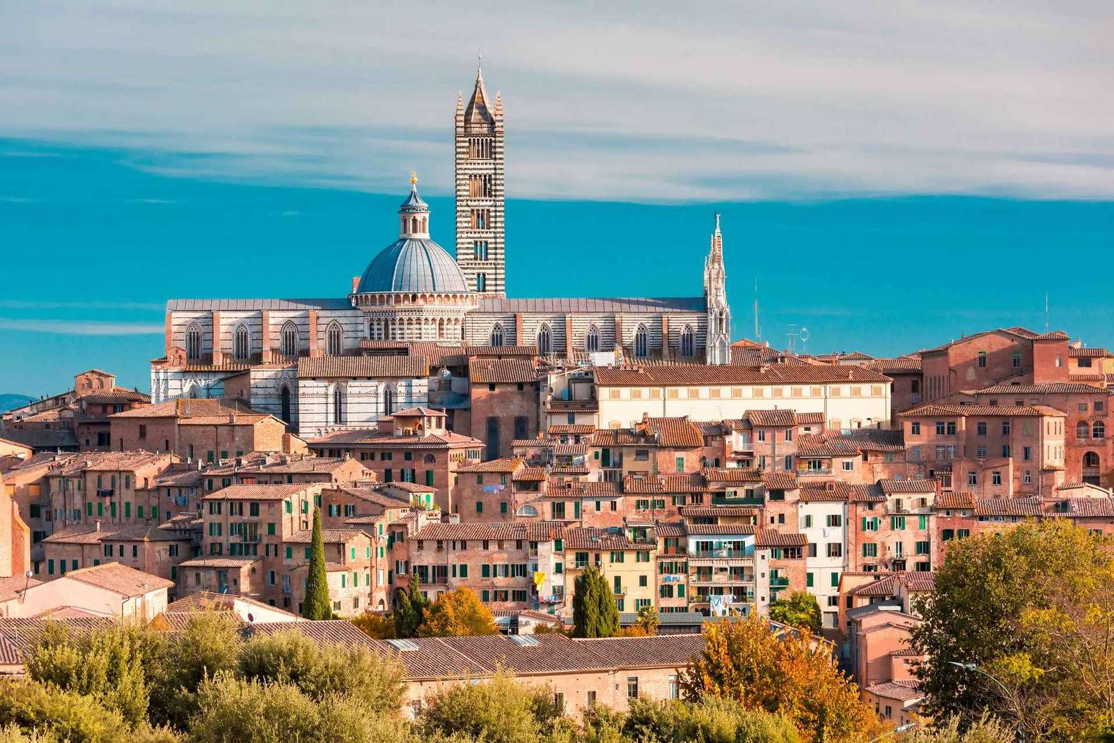 Firenze: Escursione di un giorno a Siena e San Gimignano con pranzo e vino