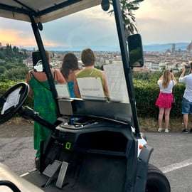 Tour in golf cart a Piazzale Michelangelo e San Miniato