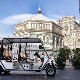 Firenze: Tour in Golf Cart del centro storico e Piazzale Michelangelo