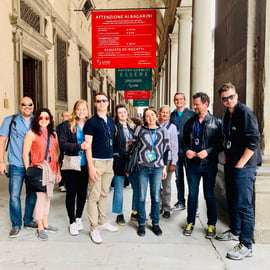 Firenze: Tour guidato per piccoli gruppi della Galleria degli Uffizi con biglietto