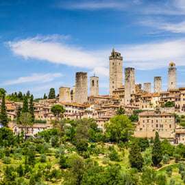 Firenze: Escursione di un giorno a Siena e San Gimignano con pranzo e vino