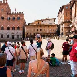 Da Firenze: Tour di un giorno con i punti salienti della Toscana