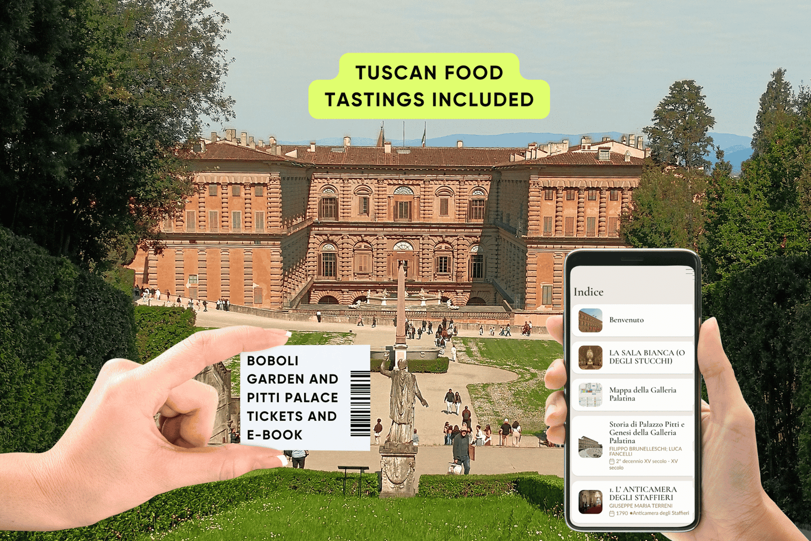 Firenze: Palazzo Pitti e Giardino di Boboli Biglietto & eBook