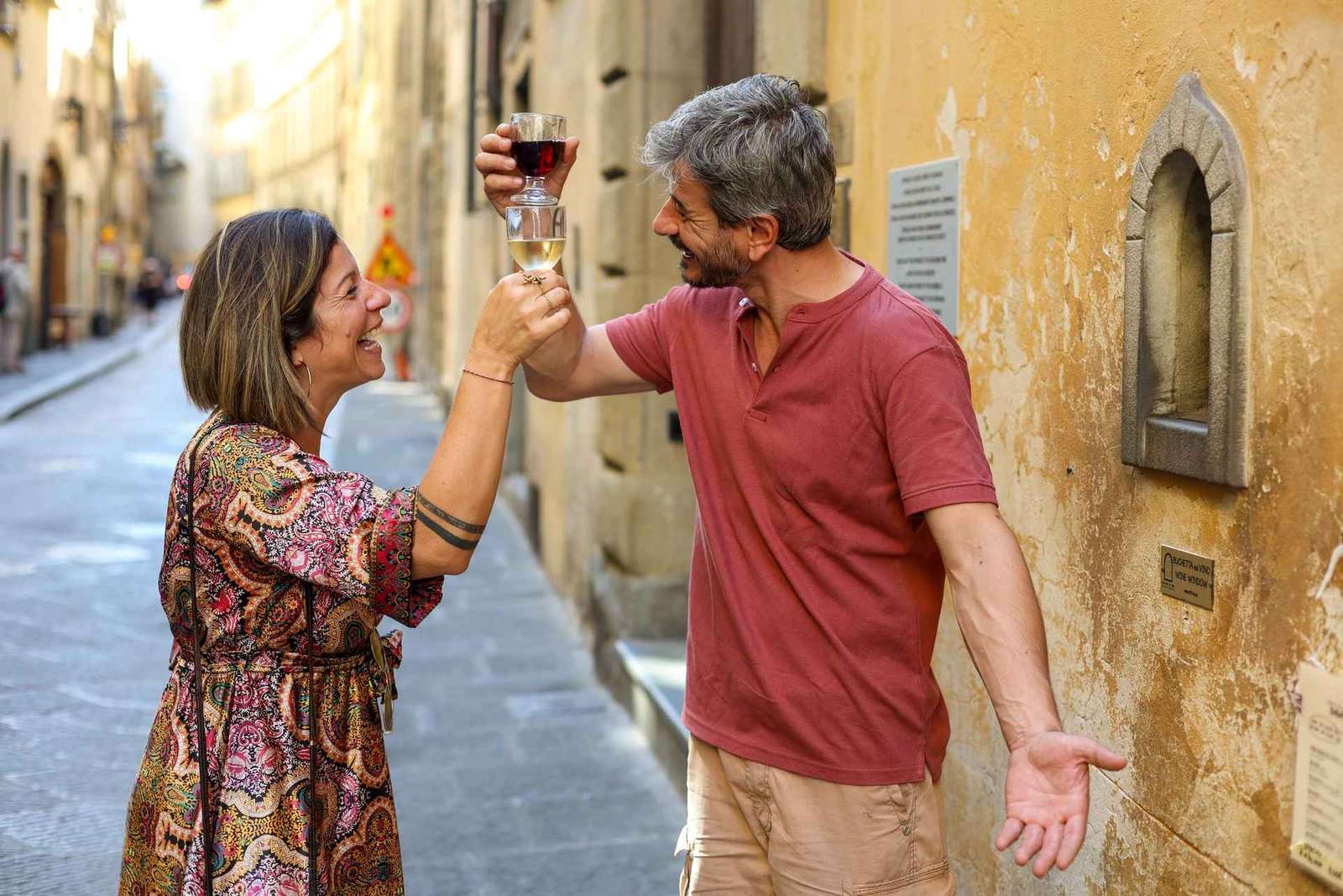 Firenze: Tour enogastronomico al tramonto