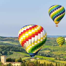Firenze: Volo in mongolfiera sulla Toscana