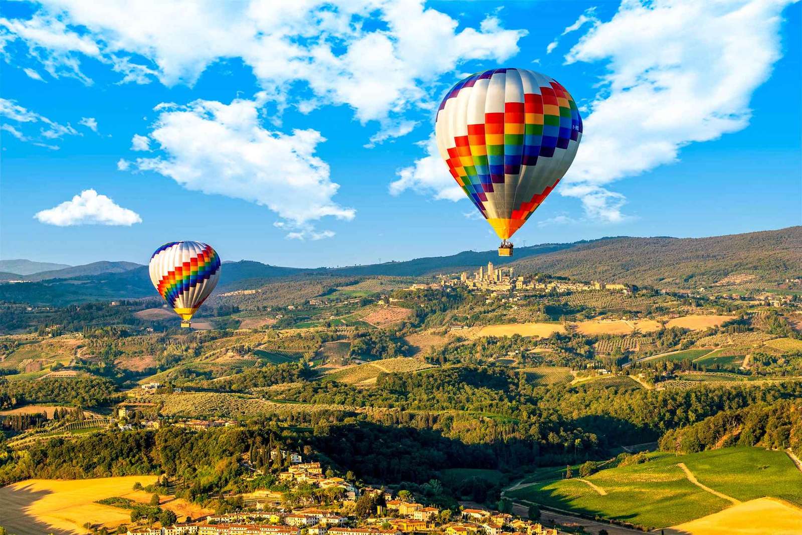 Volo in mongolfiera in Toscana