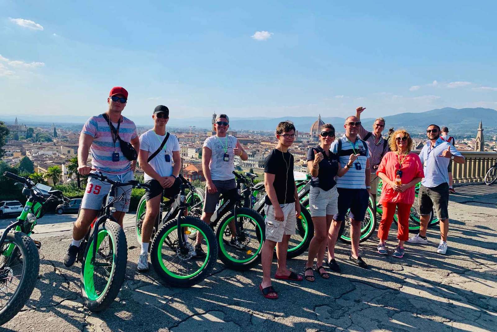 Firenze: Tour in E-Bike con Piazza Michelangelo