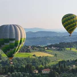 Firenze: Volo in mongolfiera sulla Toscana