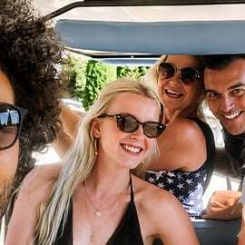 Tour privato in golf cart sulle colline di Firenze