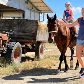 Tour a cavallo con vino da Firenze