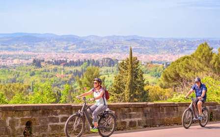 Firenze: Tour in E-Bike di Fiesole con degustazione di olio d'oliva