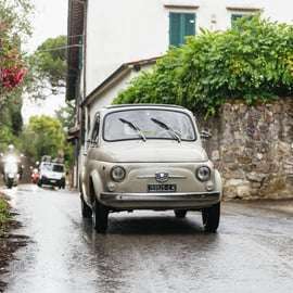 Firenze: tour di campagna in Fiat 500 d'epoca