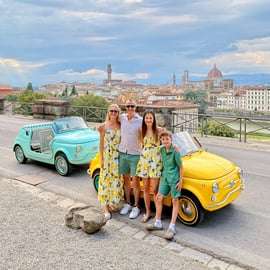 Tour di Firenze in Fiat 500 d'epoca, privato e con Fiesole