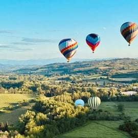 Volo in mongolfiera in Toscana