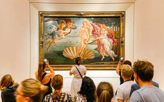 Firenze: Tour guidato degli Uffizi con biglietto d'ingresso prioritario