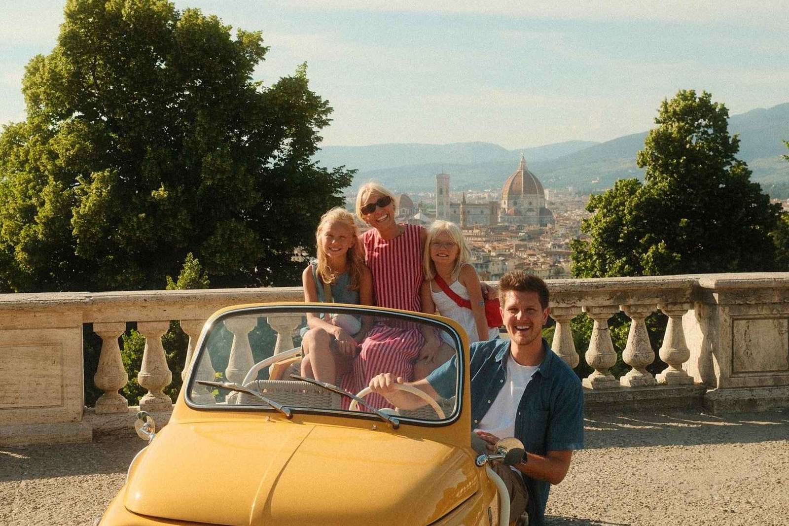 Tour di Firenze in Fiat 500 d'epoca, privato e con Fiesole