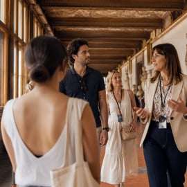 Tour degli Uffizi in piccoli gruppi: simboli e filosofia