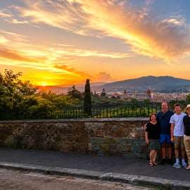 Tour privato in golf cart sulle colline di Firenze