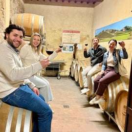 Firenze: tour del vino in Vespa in Toscana con pranzo e degustazioni di vino