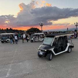 Tour privato in golf cart sulle colline di Firenze con autista