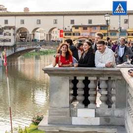 Firenze: Tour gastronomico a piedi con bistecca locale e vino toscano